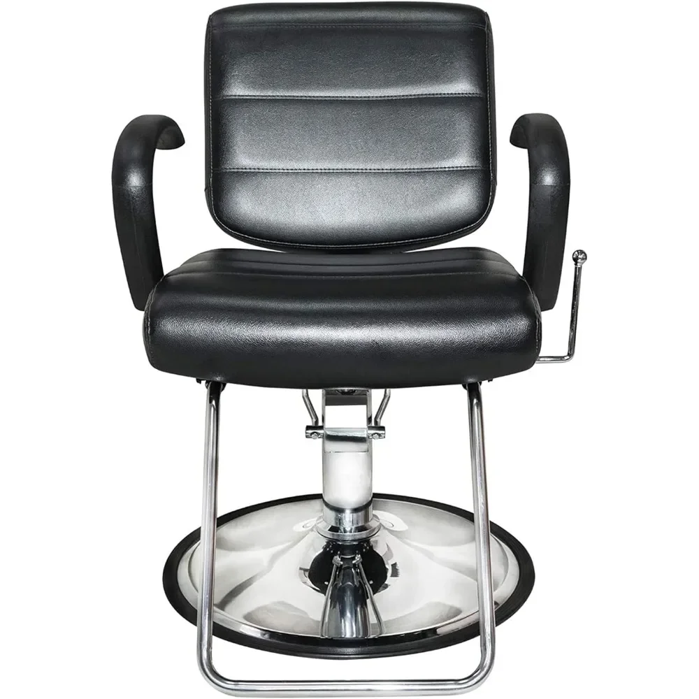 Barber Chairs Sealed Hydraulic Pump, Rotates 360 Degrees, Premium Vinyl Seat, High Density Foam CushionsZL