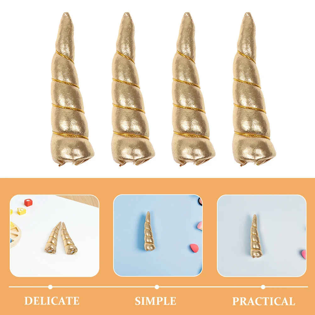 8 قطع من إكسسوارات عصابة رأس يونيكورن، قرون يدوية لطيفة لحفلات أعياد الميلاد، مجموعة أدوات يدوية للأطفال