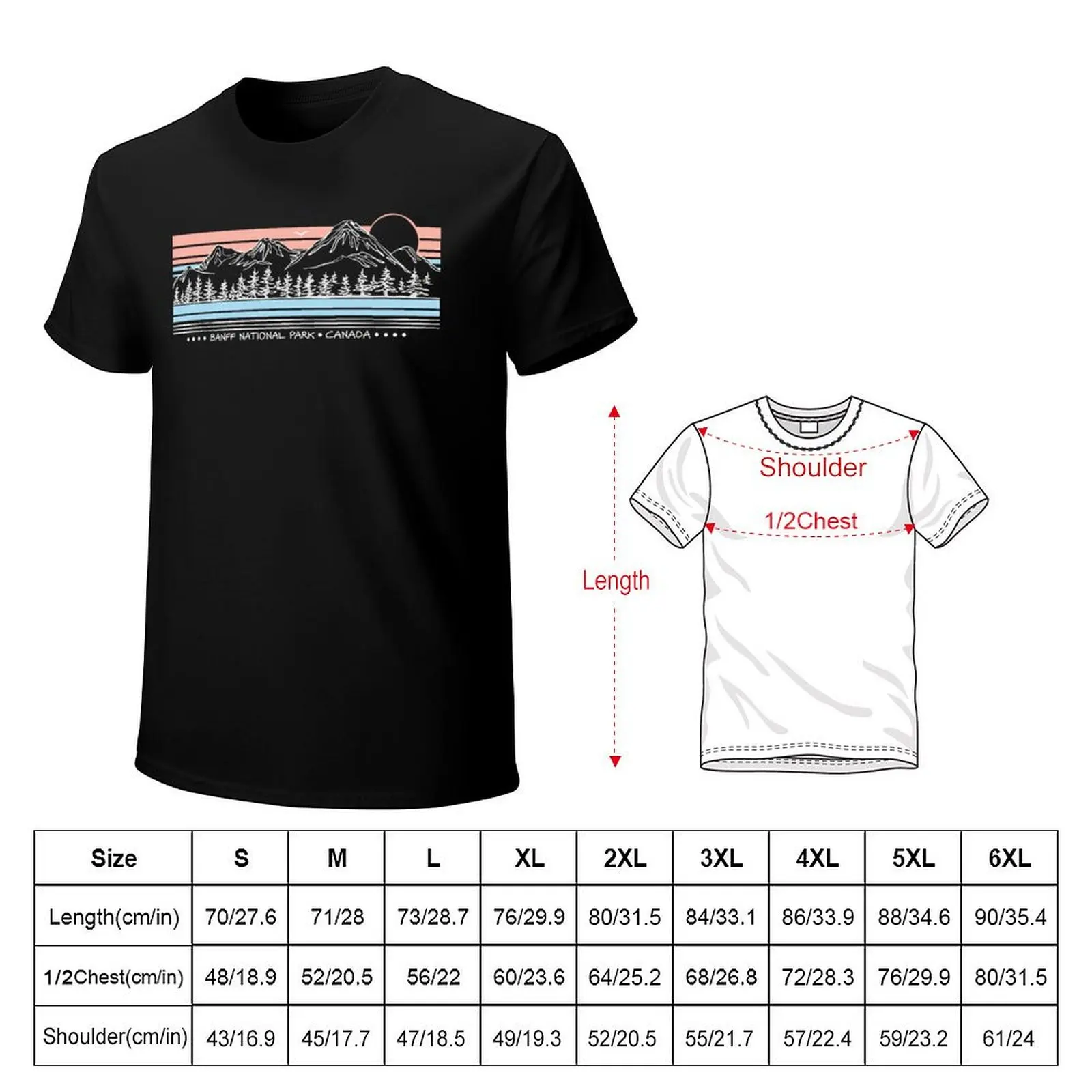Banff National Park - Canada T-Shirt funny t shirts cotton T-Shirt