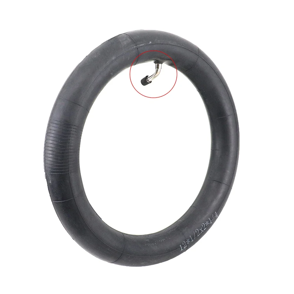 12 Inch 12 1/2 X 2 1/4 Inner Tube 12 1/2*2 1/4 Inner Camera With 90° Bent Valve for Many Gas Electric Scooters And E-Bike Parts