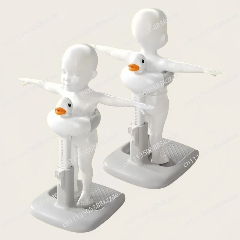 Baby Standing Bath Table Adjustable Height Folding Children's Bath Device  Stand Non-Slip Children's  Stand For Home Use