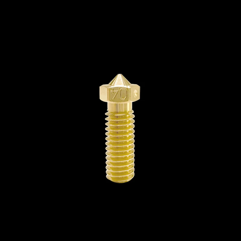 5PCS Volcano 3D Printer Nozzle Hot End Components Brass E3D Nozzles High Quality Vyper Hotend 0.4mm for 1.75mm Filament