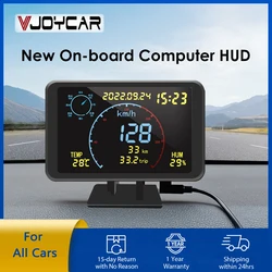 New GPS Digital Speedometer On-board Computer Auto Display 4.7'' Screen  Mileage Clock Date Display DC5-24V for All Cars Truck