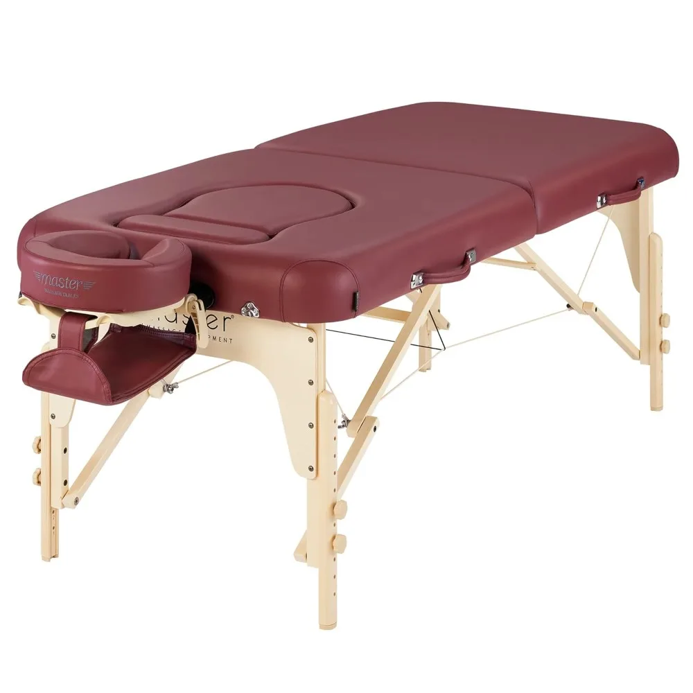 Master Massage 30'' Eva Portable Pregnancy Massage Table for Female Clients and Obese Individuals, Spa Salon Facial Bed