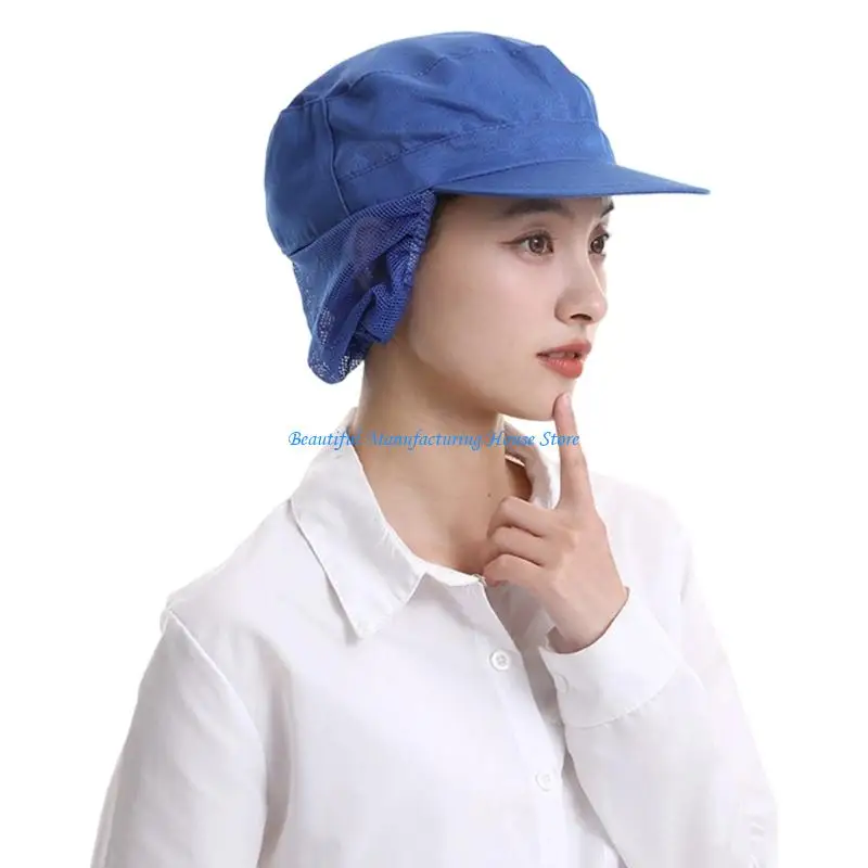 E56A Practical Chefs Bonnet Unisex Chefs Cap for Kitchen Cooking Service and Other Work