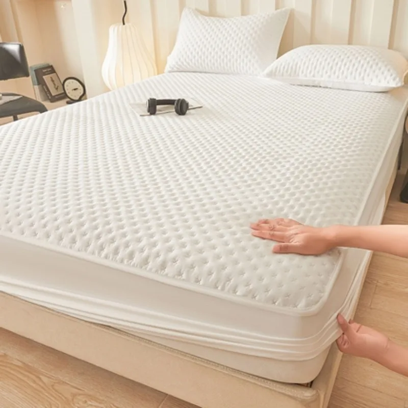 Skin-friendly washable cotton lint mattress mattress protector universal bedroom
