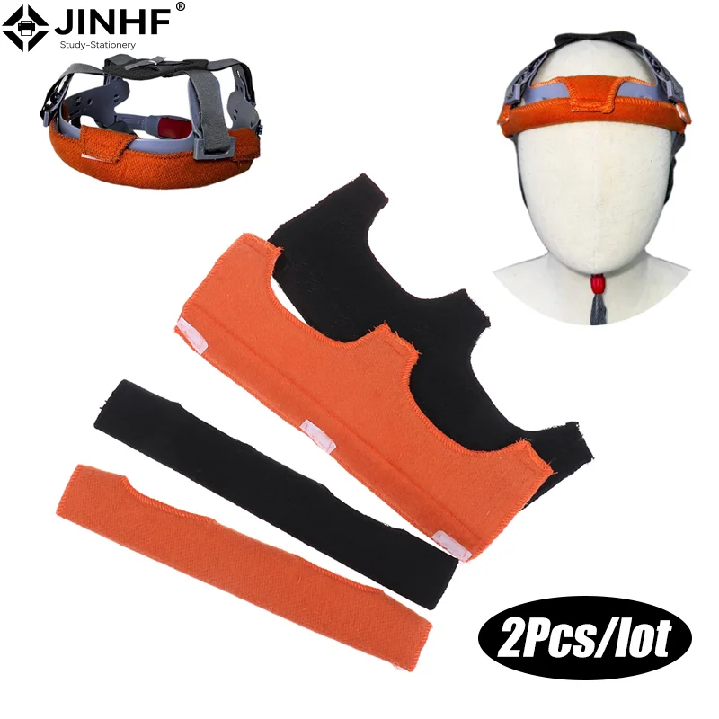 

2pcs Sweat Band for Helmet Sweatband Liners Hard Hat Welding Sweat Band Cushion Sweatband Helmet Comforter Pad Summer Headband