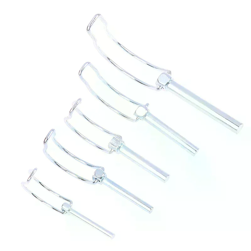 1Pcs D Pin M4.5 M6 M8 Safety Pin Bicycle Stroller Cargo Boat Hitch Hook Clip Spring Pin Double-line Lock Pin Ear Pin