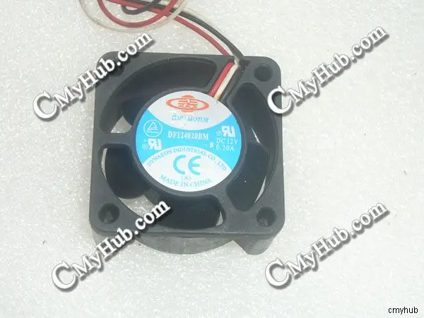 For TOP MOTOR DF124020BM B DC12V 0.20A 4020 4CM 40MM 40X40X20MM 3pin Cooling Fan DF124020BM-B DF124020BM B