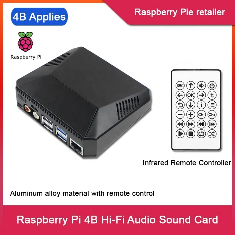 Raspberry Pi NANOSOUND ONE Casing Musik Papan Ekspansi Kartu Audio HiFi DAC