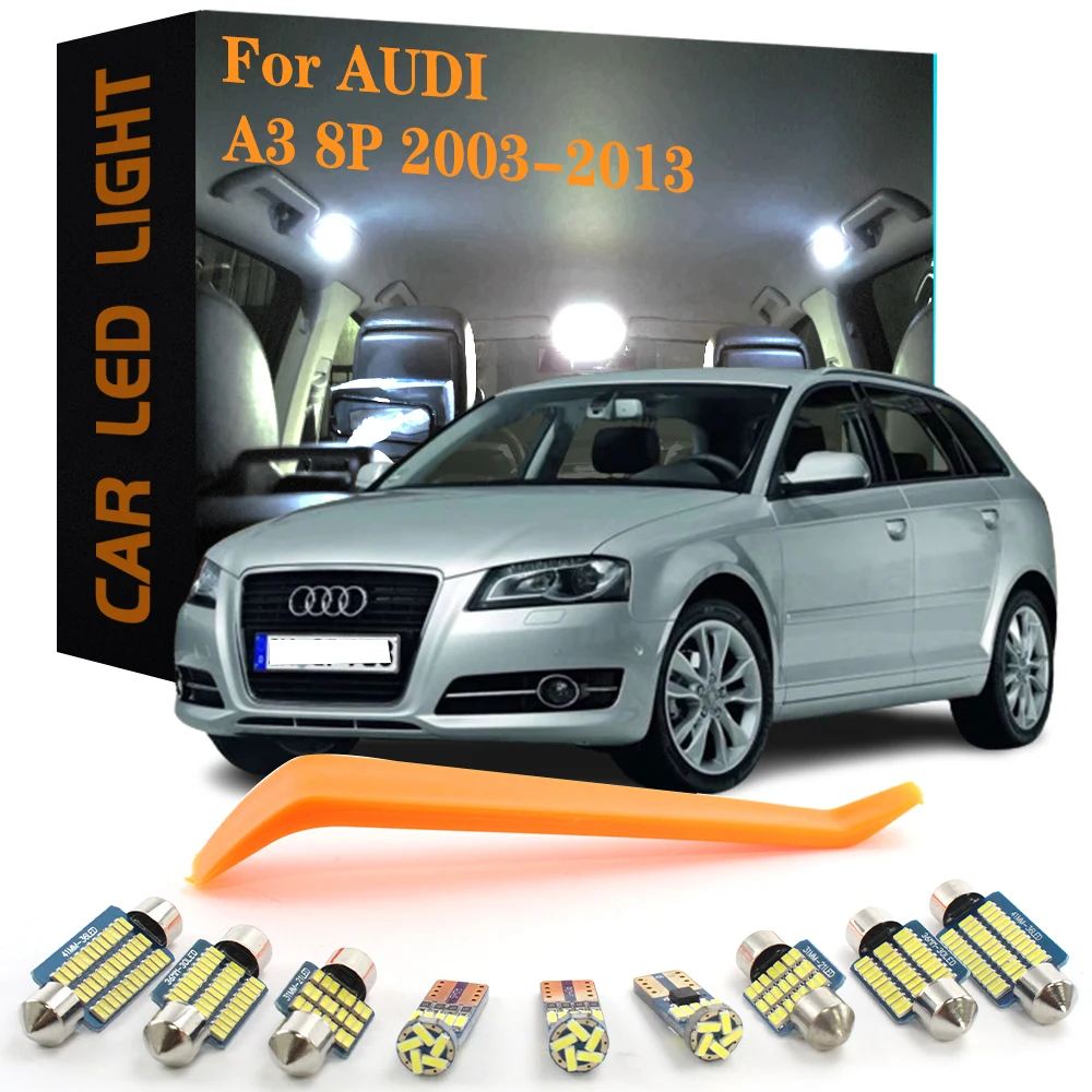 20pcs LED Interior Light Bulbs For Audi A3 S3 RS3 8P 2003 2004 2005 2006 2007 2008 2009 2010 2011 2012 2013 Accessories Parts