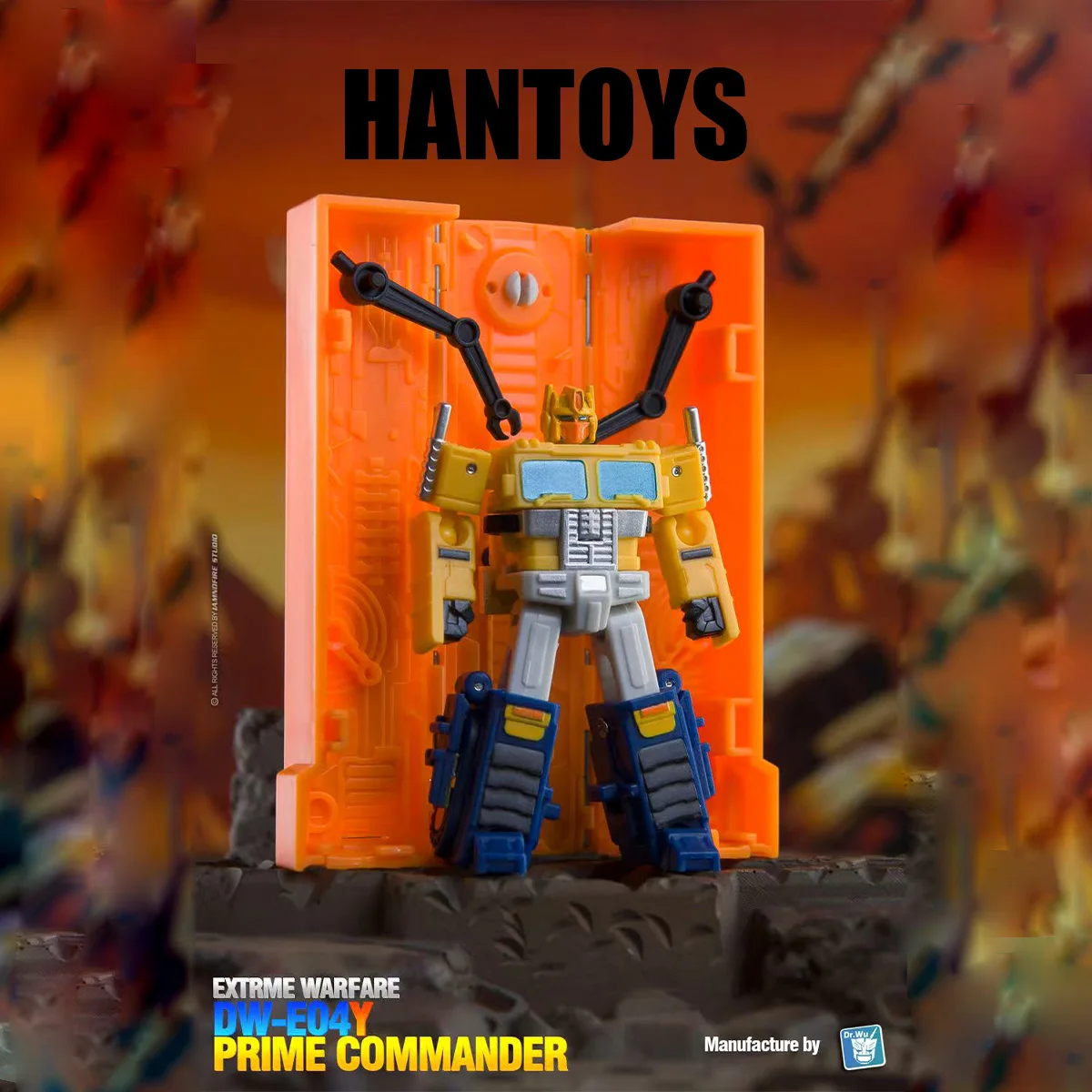 [Beschikbaar in SEP/OCT] Transformatie Dr. Wu DW-E04Y DWE04Y Mini Schaal O.P Commander Sentinel Action Figure Model robot