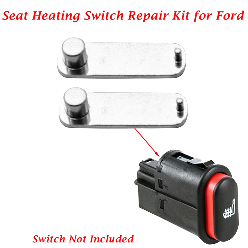 1/2Pcs Car Metal Seat Heating Switch Repair Kit Fit for Ford Fiesta KA Escort Mondeo Cougar Transit Ranger Fusion 6706942