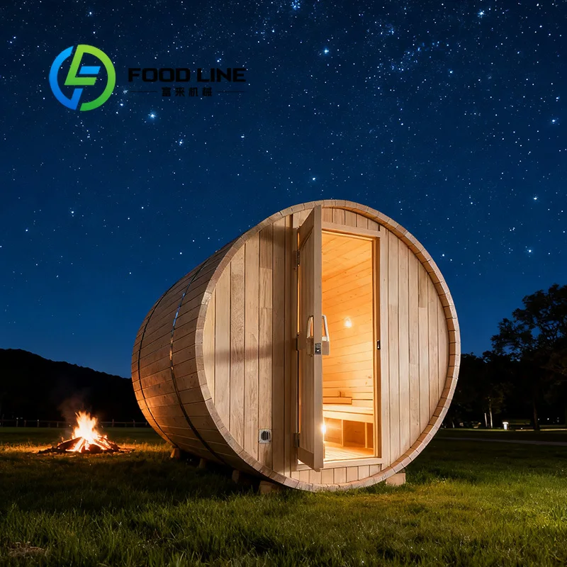 

Dry Heat Outdoor Sauna Cabin Constant Temperature Control System Stable Indoor Temperature For Long Time Comfortable Experience