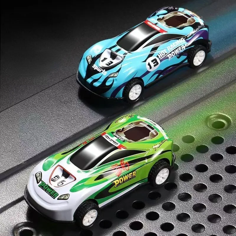 Children's toy car set gift box burst Jai Ai car inertia mini racing model