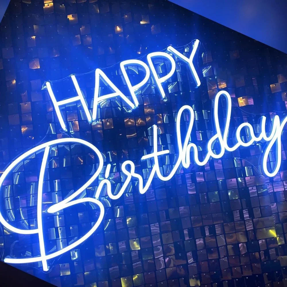 Lighting Decor Custom Led Light Oh Baby Wedding Open Wall Home Bar Party Decoration Happy Birthday Letter Neon Sign