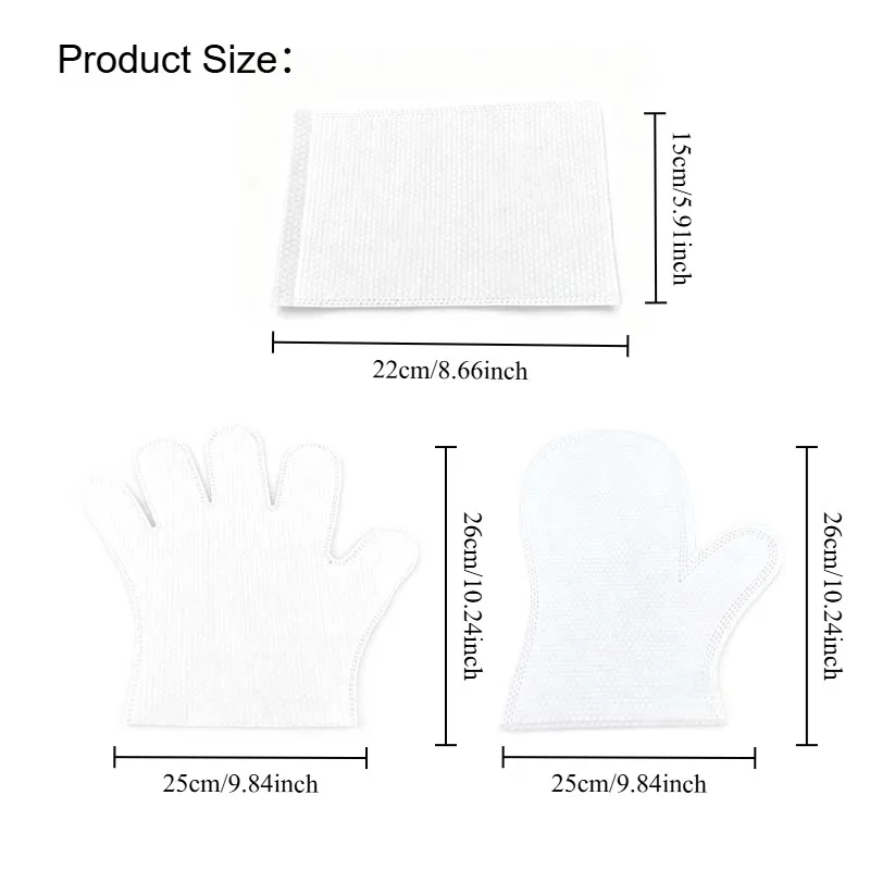20PCS Disposable Non-woven Dust Cleaning Gloves Cleaning Tableware Wipe Pet Lazy Rag Duster Gloves Clean Tools House Kitchen