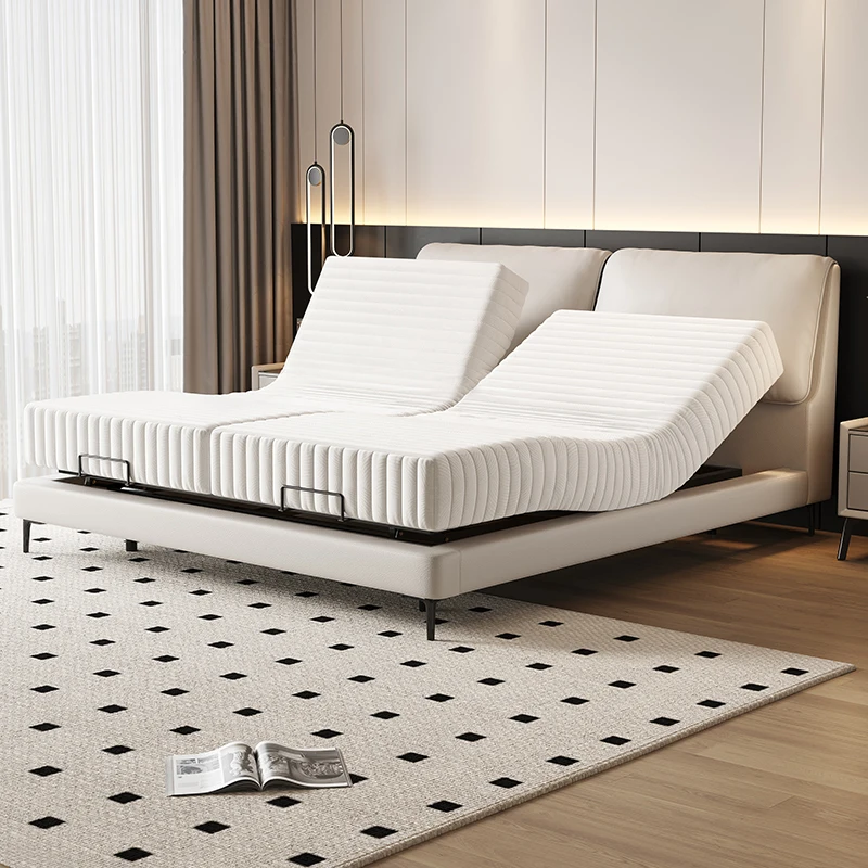 

Electric smart bed multi-function automatic lifting vibration massage master bedroom Internet celebrity suspension