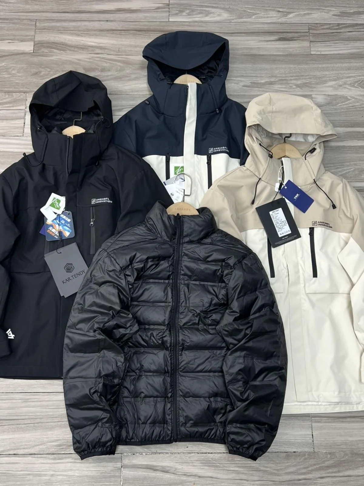 

Мужская уличная куртка-трансформер 3-в-1: пуховик, водонепроницаемая и ветрозащитная, теплая, со съемной внутренней частью, комплект из двух предметов, модный городской стиль