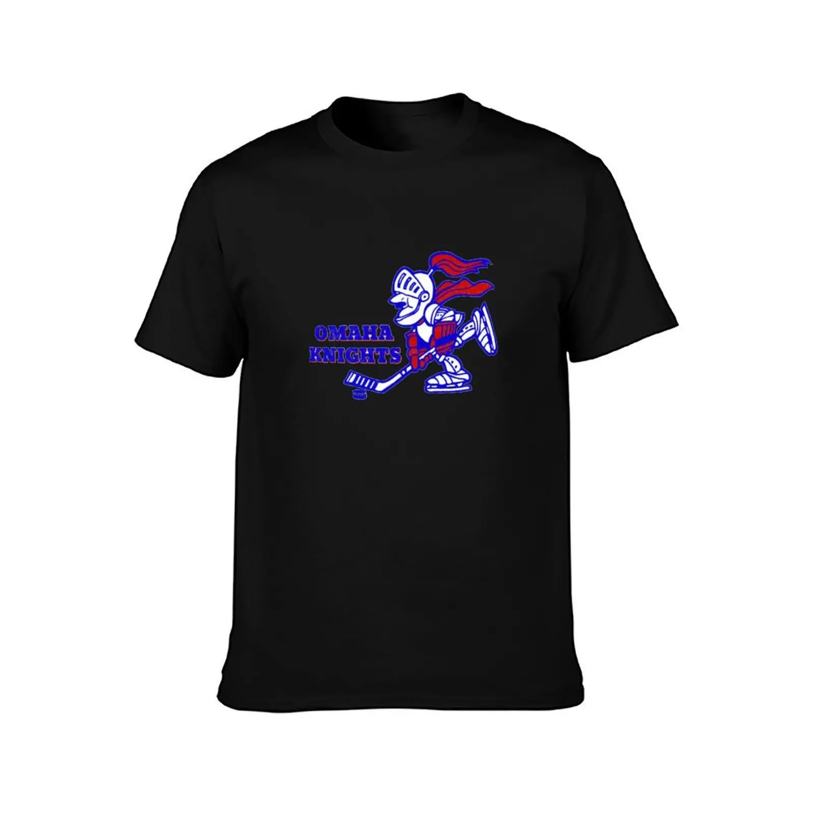 Omaha Knights International Hockey League Vintage Logo T-Shirt High Quality Durable T-Shirt