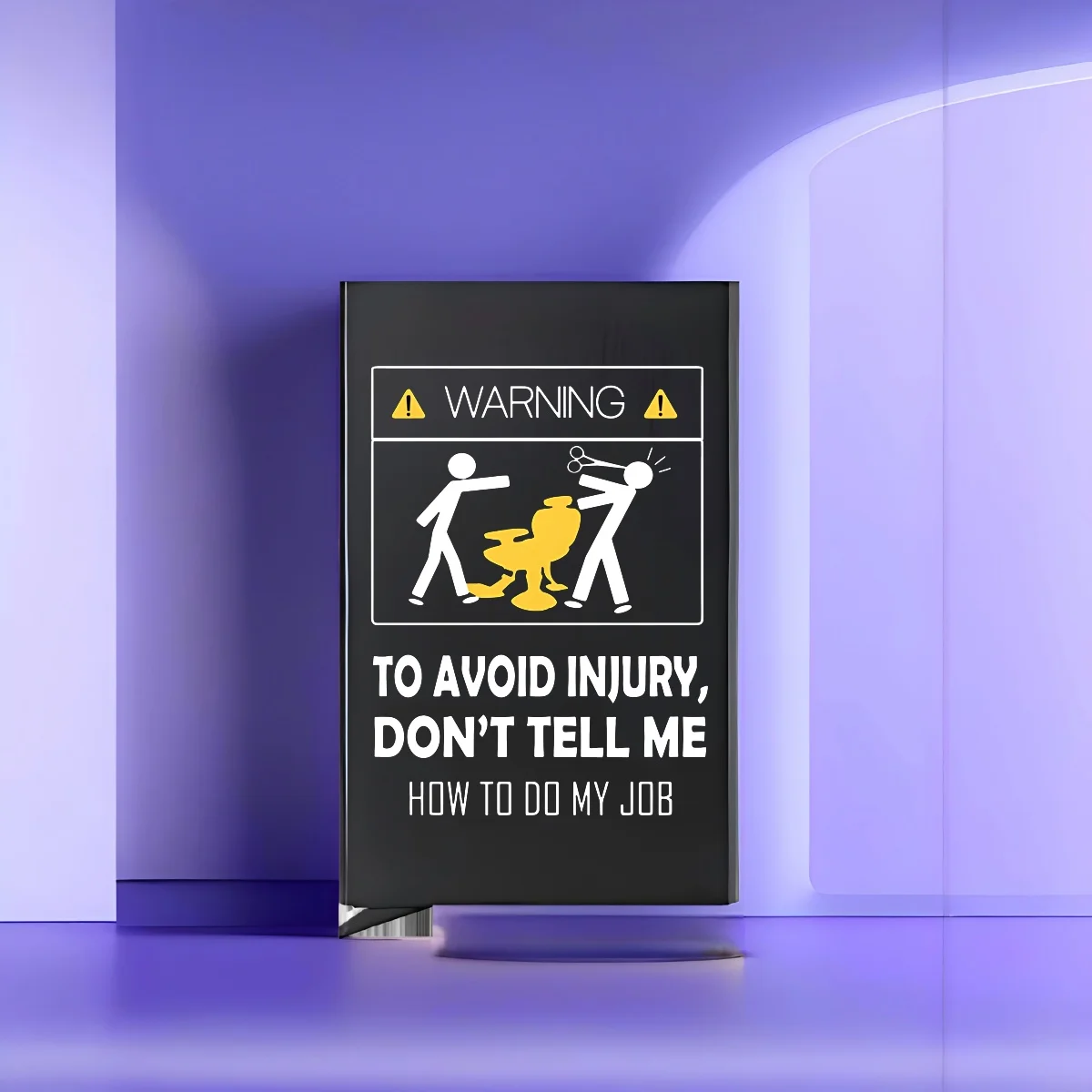 

WARNING TO AVOID INJURY, N'T TELL ME HOW TO MY JOB 2026 New Style Fashion Printed Card Case Various Color Options Easy to Use Co