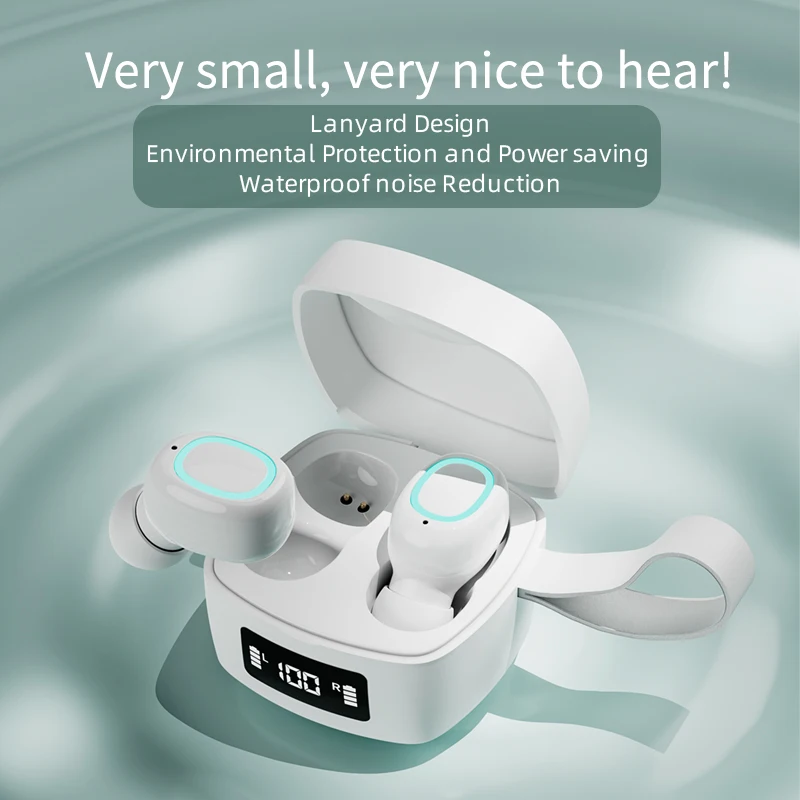 NEW T10 mini wireless Bluetooth earphones in ear waterproof and noise reducing TWS earbuds compact cute sports call headphones