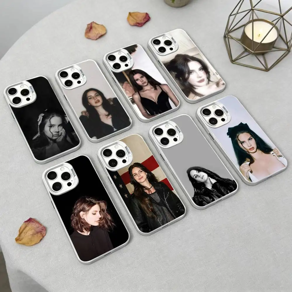 

L-Lana Del R-Rey Phone Case For IPhone 16 17 15 14 12 13 Pro Max white Color Shockproof Cover