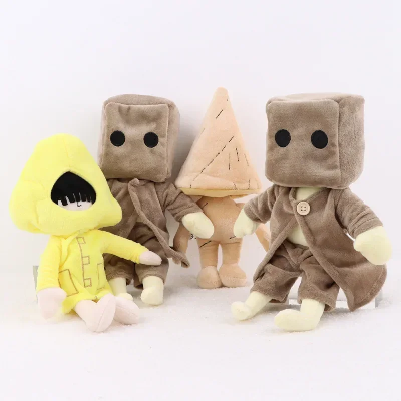 Anime Little Nightmares Plush Toy Cartoon Six Nomes Box Plushie Figure Adventure Game Stuffed Dolls Fan Collection Xmas Gifts