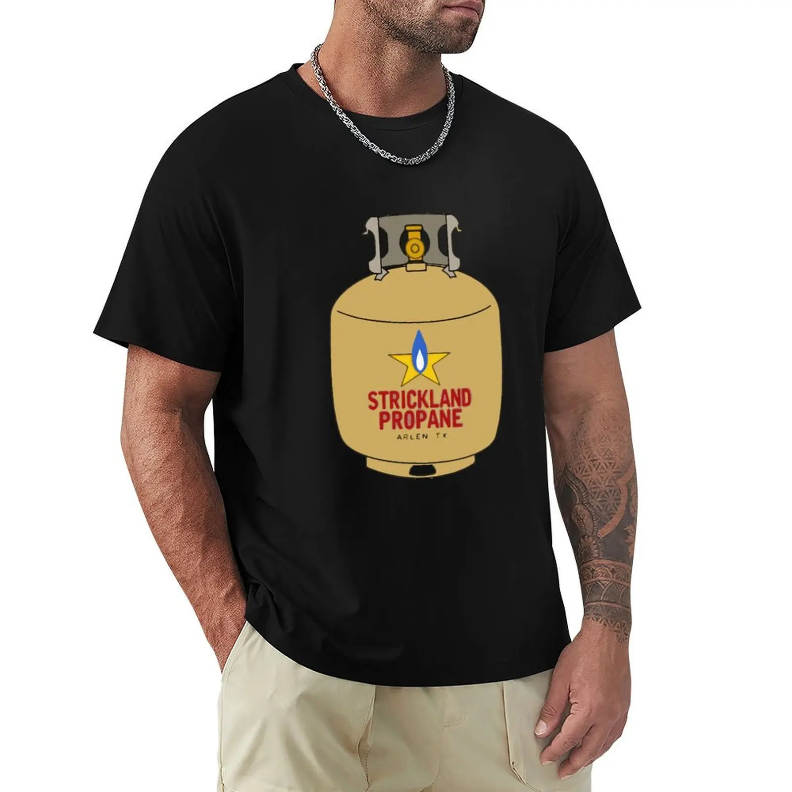 Camiseta Strickland Propane - Arlen Texas casual de algodão macio com manga curta