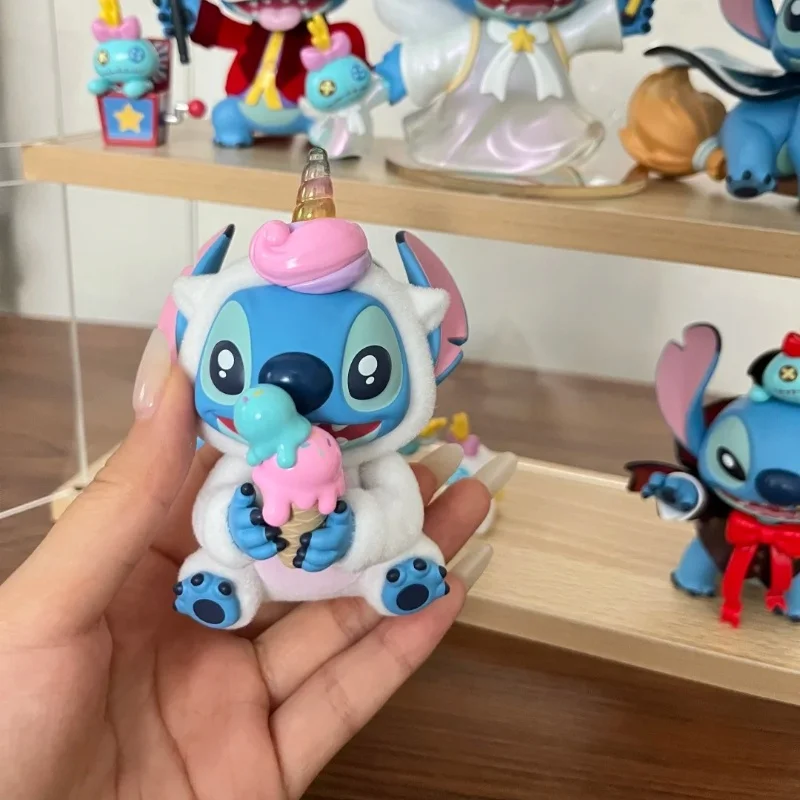 Disney Stitch Blind Box Weird Diary V2 Series Anime Figures Mystery Box Collectible Cute Pvc Statue Doll Children Birthday Prese