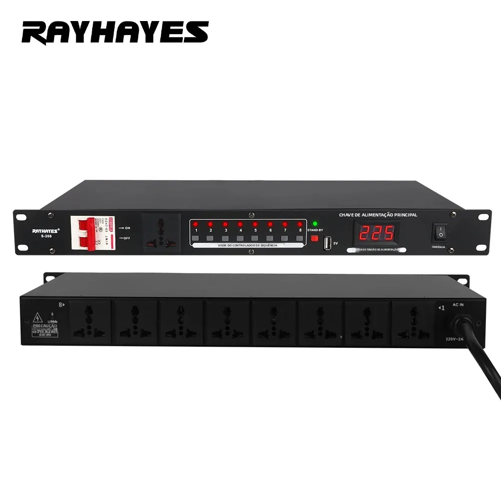 rayhayes-s-208-8-channel-power-sequencer-with-power-voltage-protector-and-8-independent-channel-switches