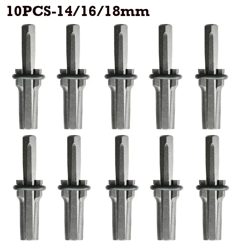 10pcs 14/16/18mm Stone Splitter Wedge & Feather Shims Concrete Rock Stone Splitter Marble Granite Splitter Hand Tool Accessories