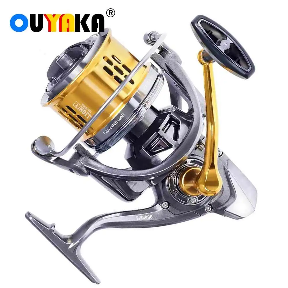 

Carretilha Freshwater Moulinet Wheel SM8000-12000 Tackle Saltwater Surf Distant Wheel 9BB Fishing Spinning Reel Coil Open Face