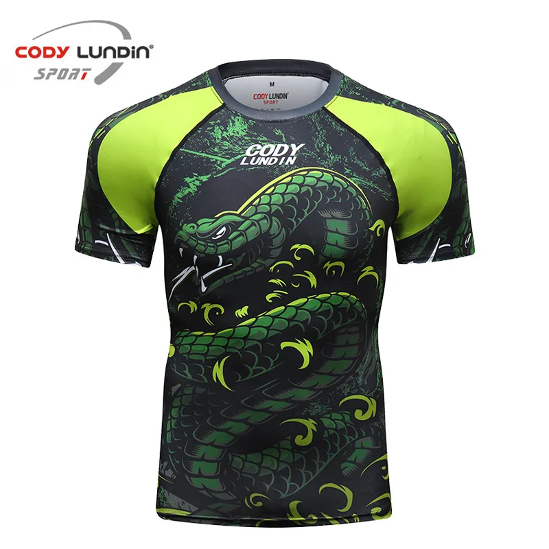 MMA T-shirts + Muay Thai Shorts Sets Bjj Rashguard For Men Mma Shorts Kickboxing Boxing Clothes Compression jiu jitsu gi T-shirt