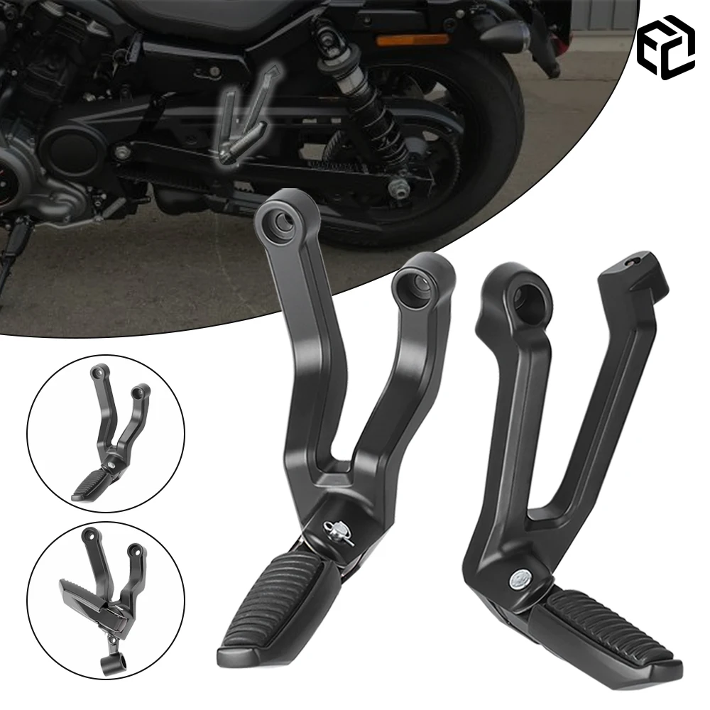 

For Harley Nightster RH975 975 Motorcycle Adjustable Foldable Footpeg Foot Peg Footrest Mount