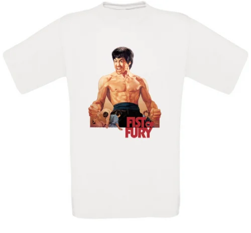 Fist Of Fury Todesgrüße IN Shanghai Kung Fu Culto Movie T-Shirt Tutte Taglie Neu