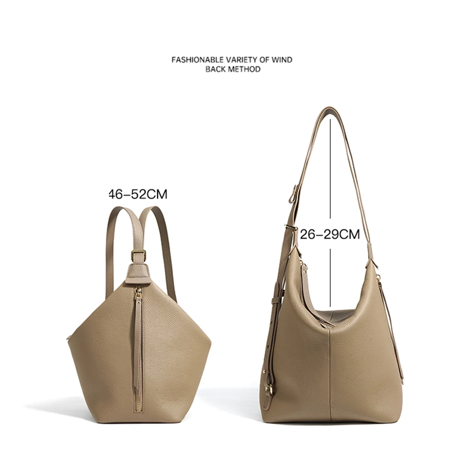 

Luxury Designer Women Genuine Leather Shoulder Bag Female Bucket Commuter Handbag Totes Cowhide Ladies Crossbody Bags Backpack