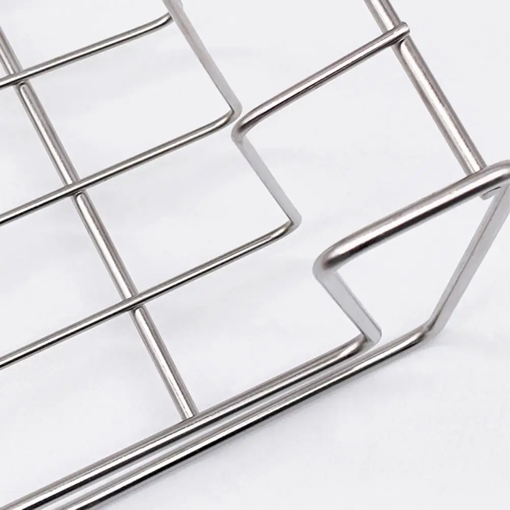No Assembly Utensil Rack Stainless Steel Dish Draining Rack with Cutting Board Holder Kitchen Sink Organizer Countertop for Home
