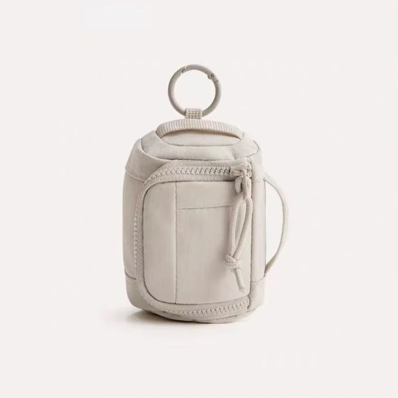 Earphone and Id Storage Bag Mini Portable Convenient On-The-Go Card Holder and Coin Purse Detachable Compact Hanging Pouch