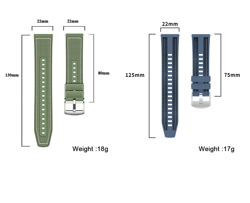Bracciale compatibile con Amazfit Cheetah Pro Balacne BIP 5 GTR 4/3/2 22mm Cinturini per orologi universali per Amazfit Cheetah Pro 47mm