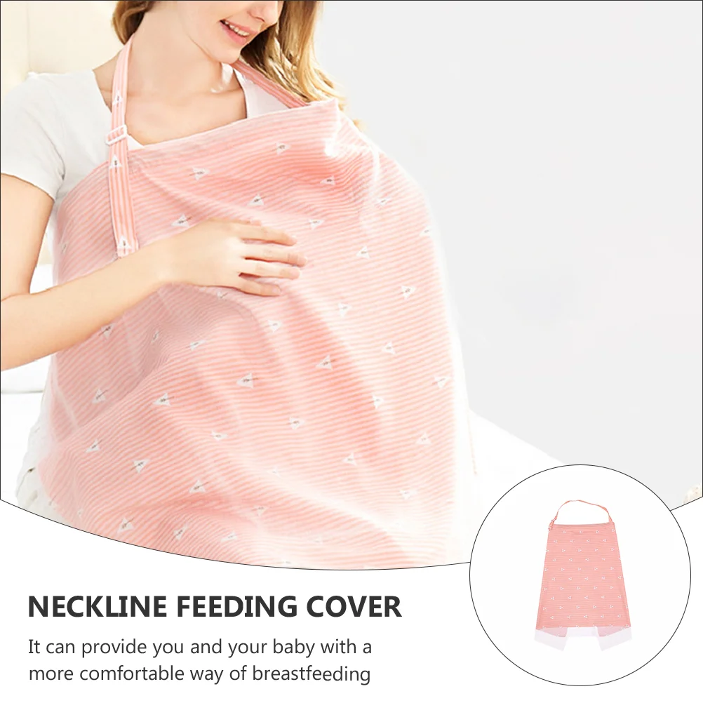 Breastfeeding Towel Apron Multi-functional Cloak Milk Cotton Nursing Cover for Mesh