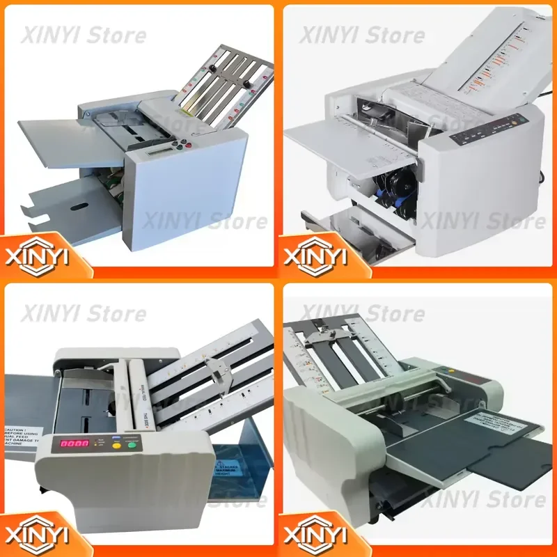 Automatic Paper Folding Machine Cross Making Booklet Folder