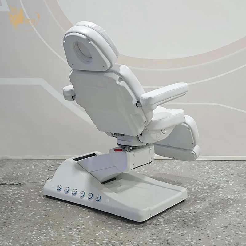 Electric Massage Table Metal Frame Synthetic Leather Upholstery Adjustable Spa Bed For Professional Beauty Salon Therapy Room