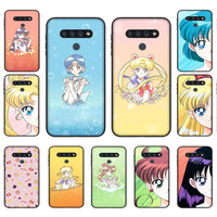 Soft Case for Realme 2 3 3I 5 5I 5S 6 6I 6S 7 7I C12 C17 Pro Black Cover DL-47 Sailor Girl Anime