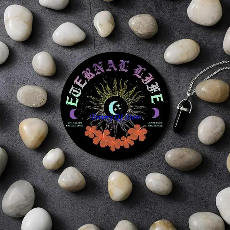 

F1FD Резиновые маятники диаграмма балансировки Mats Meditations Cord Card Card