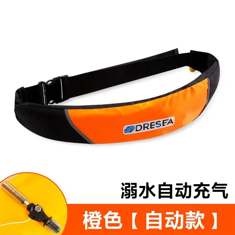 Waist Belt Type Automatic Inflatable Life Vest Large Buoyancy Sea Fishing Life Jacket Adult Swimming Equipment Self-rescue Belt