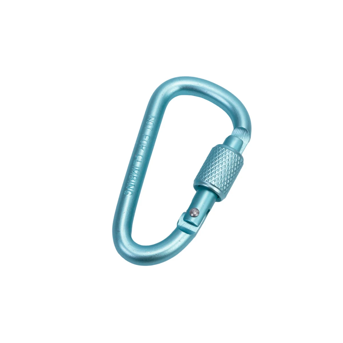 5 Stück Karabiner aus Aluminiumlegierung, Sicherheitsschnalle, Schlüsselanhänger mit Schloss, Kletterkarabiner in D-Form, Camping- und Wanderhaken, verschiedene Farben – Detail 6