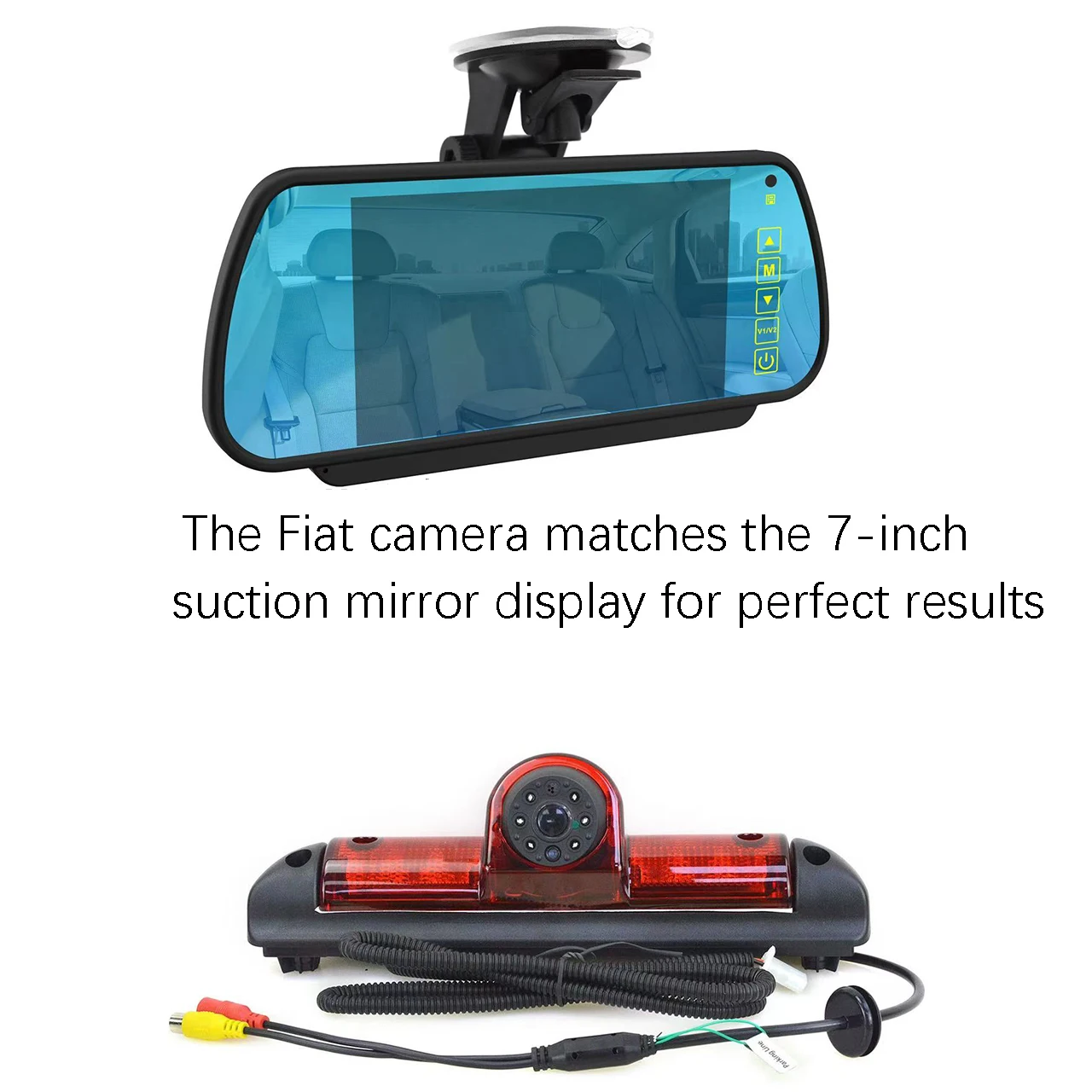 CCD Car Brake Light Reverse Camera For Citroen JUMPER III FIAT DUCATO X250 Peugeot BOXER III LED Light Parking Rear View Camera