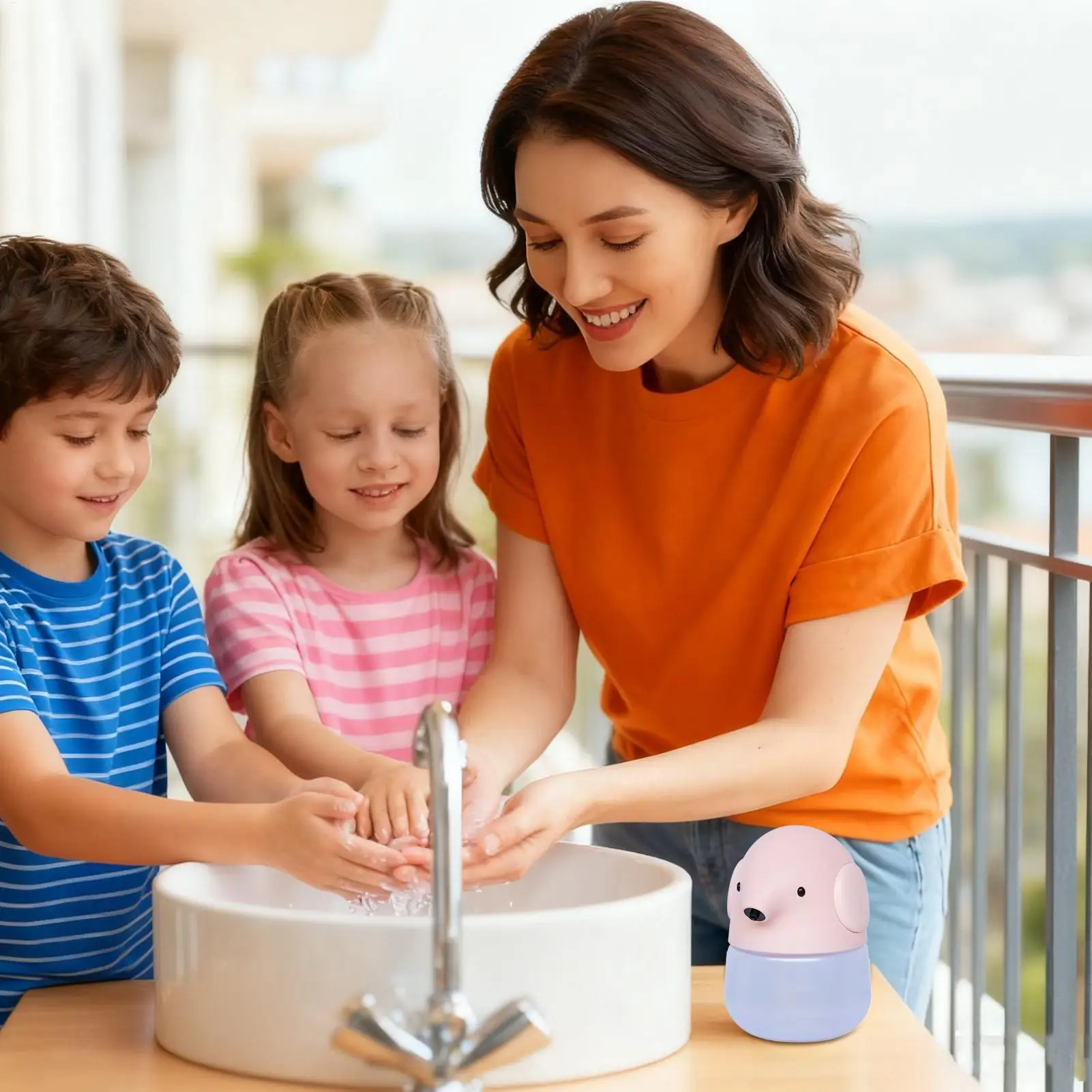 

Automatic Soap Dispenser Waterproof Touchless Foaming Kitchen Automatic Dish Soap Dispenser For Bathroom Counter Home Apartment