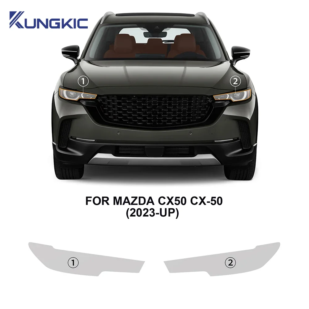 

Для Mazda CX50 CX-50 2023-UP фара заднего вида B C стойки предварительно вырезанная защитная пленка для краски прозрачная наклейка из ТПУ PPF против царапин